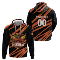 Custom Hyderabad 2025 Cricket Sunrisers Hoodie Orange Army Play With Fire