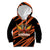 Custom Hyderabad 2025 Cricket Sunrisers Kid Hoodie Orange Army Play With Fire