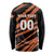 Custom Hyderabad 2025 Cricket Sunrisers Long Sleeve Shirt Orange Army Play With Fire