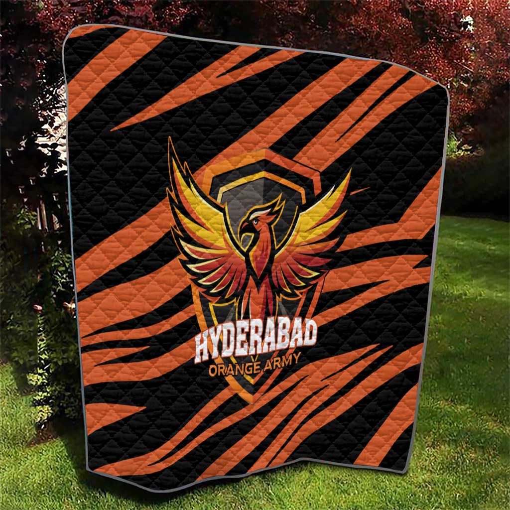 Hyderabad 2025 Cricket Sunrisers Quilt Orange Army Play With Fire
