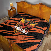 Hyderabad 2025 Cricket Sunrisers Quilt Orange Army Play With Fire