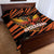 Hyderabad 2025 Cricket Sunrisers Quilt Bed Set Orange Army Play With Fire