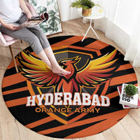 Hyderabad 2025 Cricket Sunrisers Round Carpet Orange Army Play With Fire