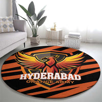 Hyderabad 2025 Cricket Sunrisers Round Carpet Orange Army Play With Fire