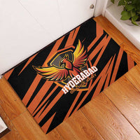 Hyderabad 2025 Cricket Sunrisers Rubber Doormat Orange Army Play With Fire
