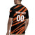 Custom Hyderabad 2025 Cricket Sunrisers Rugby Jersey Orange Army Play With Fire