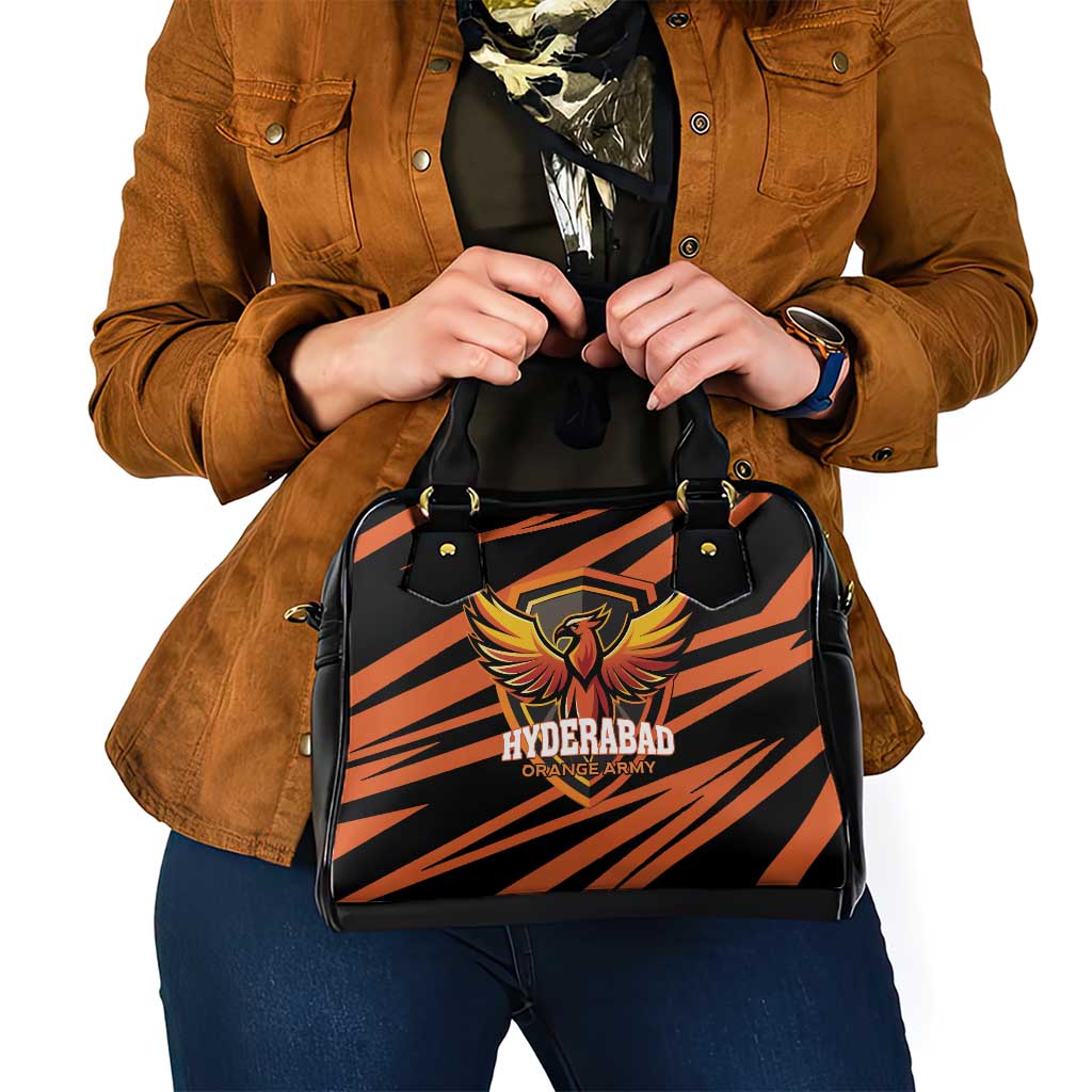 Hyderabad 2025 Cricket Sunrisers Shoulder Handbag Orange Army Play With Fire