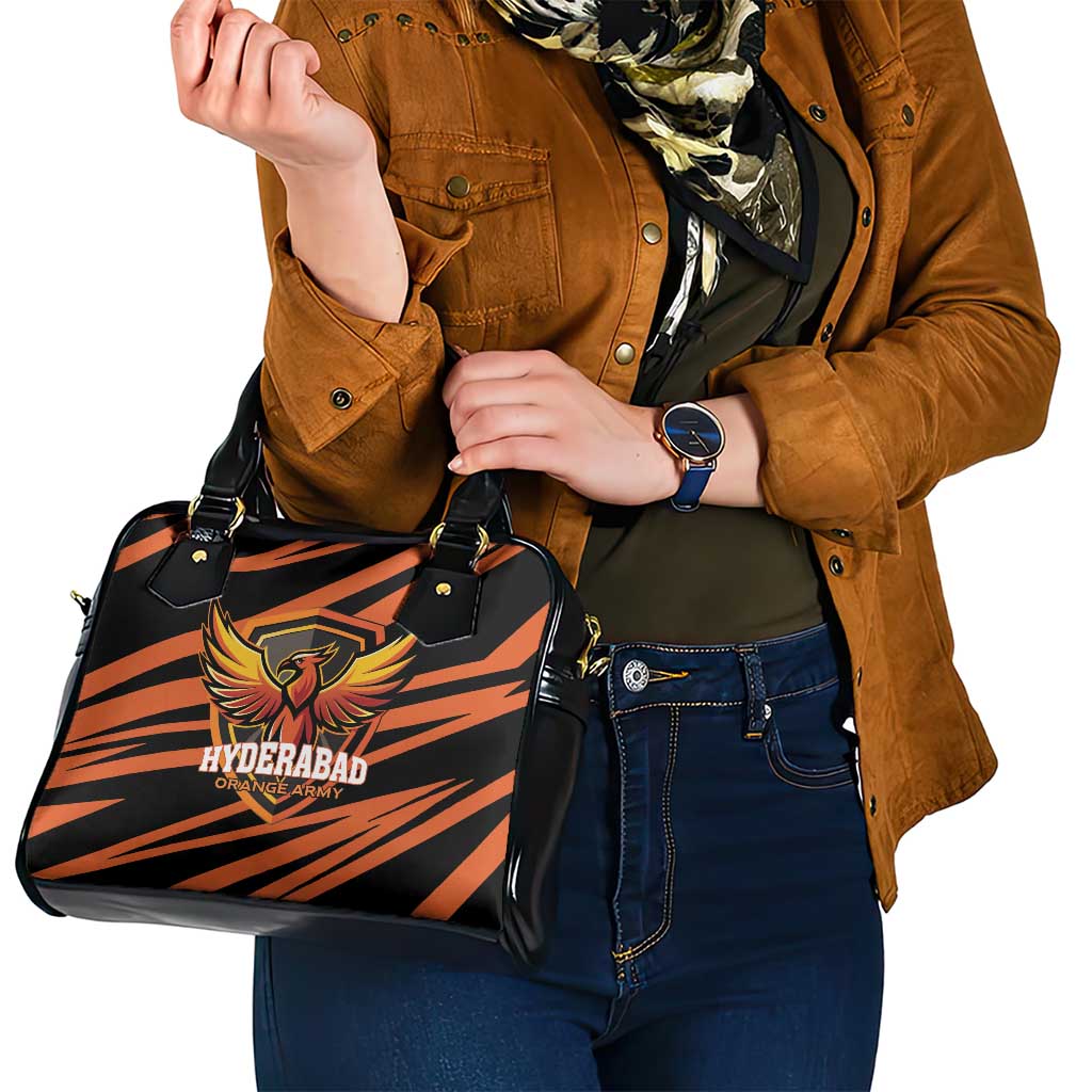 Hyderabad 2025 Cricket Sunrisers Shoulder Handbag Orange Army Play With Fire