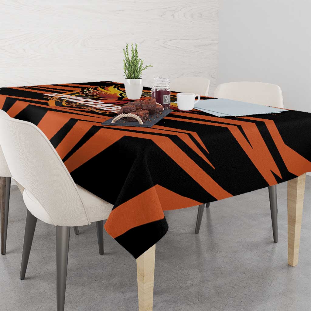 Hyderabad 2025 Cricket Sunrisers Tablecloth Orange Army Play With Fire