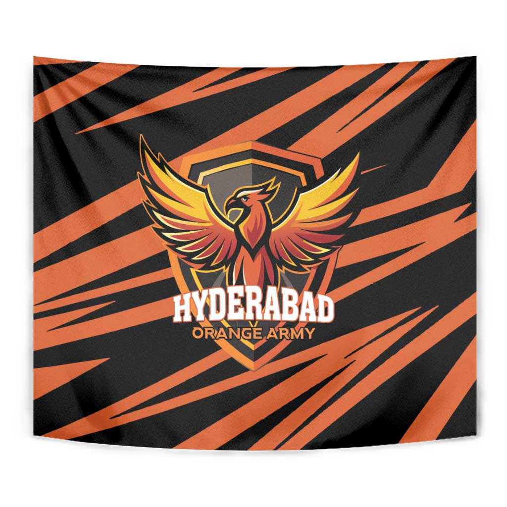 Hyderabad 2025 Cricket Sunrisers Tapestry Orange Army Play With Fire