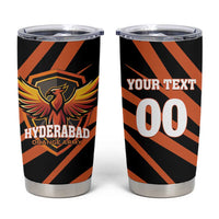Custom Hyderabad 2025 Cricket Sunrisers Tumbler Cup Orange Army Play With Fire
