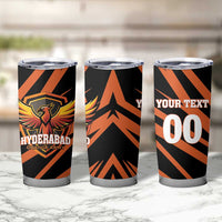 Custom Hyderabad 2025 Cricket Sunrisers Tumbler Cup Orange Army Play With Fire