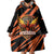 Custom Hyderabad 2025 Cricket Sunrisers Wearable Blanket Hoodie Orange Army Play With Fire