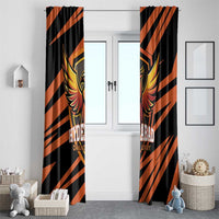 Hyderabad 2025 Cricket Sunrisers Window Curtain Orange Army Play With Fire