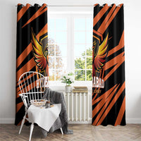 Hyderabad 2025 Cricket Sunrisers Window Curtain Orange Army Play With Fire