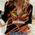 Custom Hyderabad 2025 Cricket Sunrisers Women Casual Shirt Orange Army Play With Fire