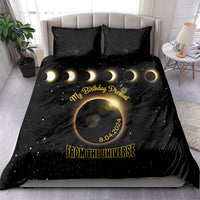 Total Solar Eclipse 2024 Bedding Set My Birthday Present From The Universe - Wonder Print Shop