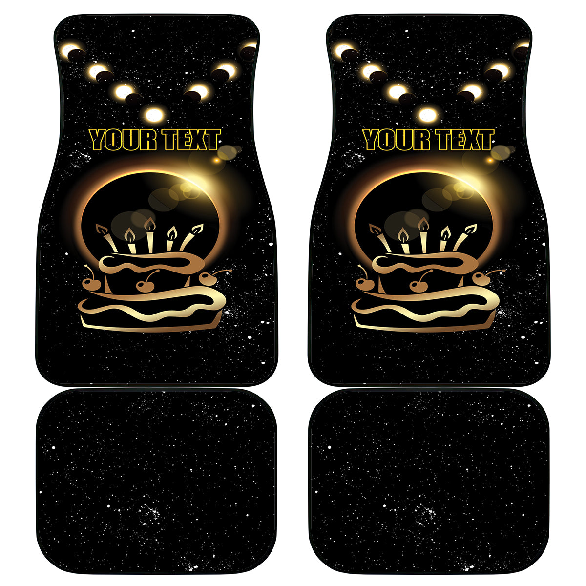 Total Solar Eclipse 2024 Car Mats My Birthday Present From The Universe - Wonder Print Shop