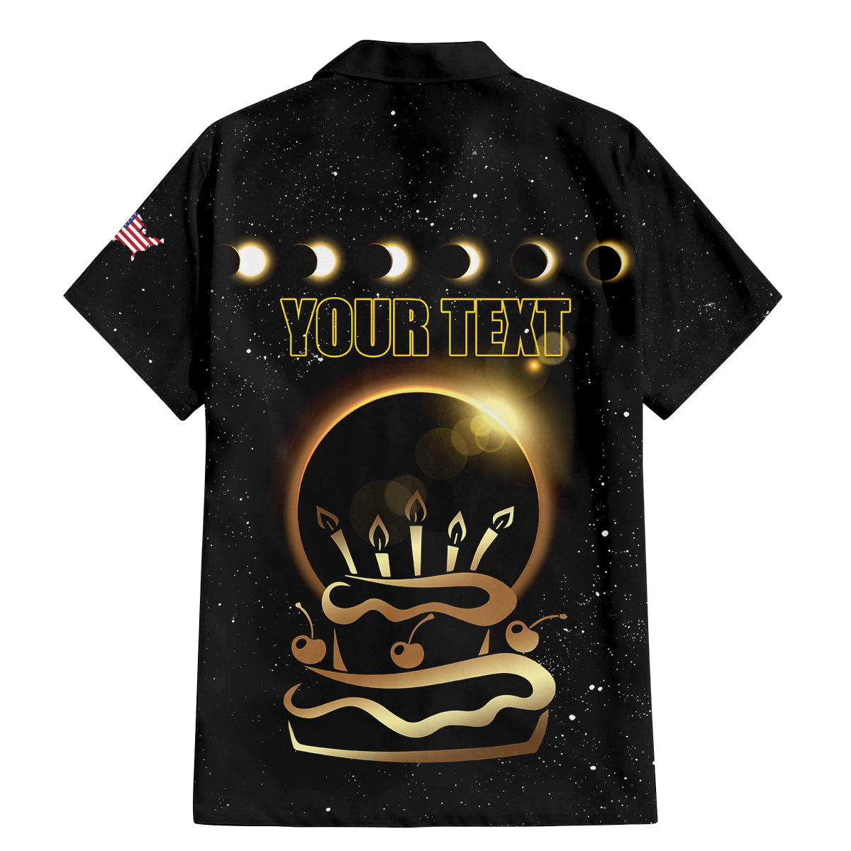 Personalized Total Solar Eclipse 2024 Family Matching Mermaid Dress and Hawaiian Shirt My Birthday Present From The Universe - Wonder Print Shop