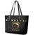 Total Solar Eclipse 2024 Leather Tote Bag My Birthday Present From The Universe - Wonder Print Shop