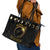 Total Solar Eclipse 2024 Leather Tote Bag My Birthday Present From The Universe - Wonder Print Shop