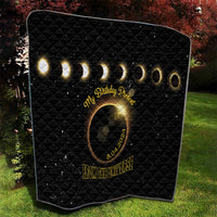 Total Solar Eclipse 2024 Quilt My Birthday Present From The Universe - Wonder Print Shop