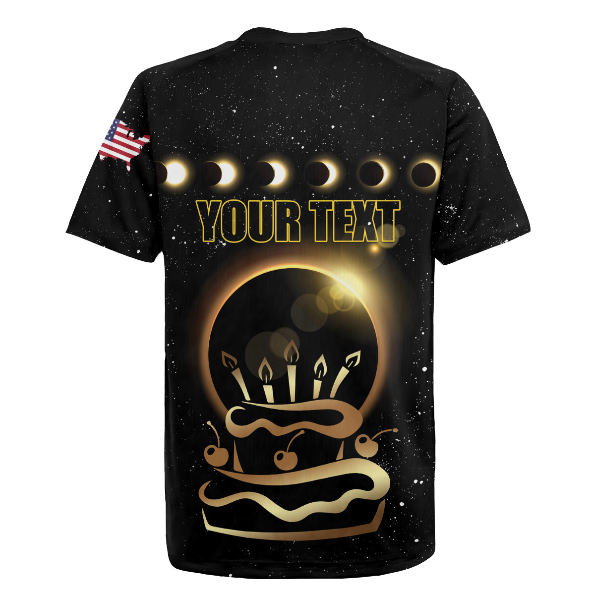 Personalized Total Solar Eclipse 2024 Rugby Jersey My Birthday Present From The Universe - Wonder Print Shop