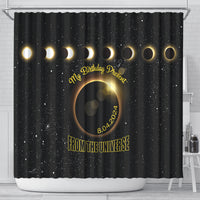 Total Solar Eclipse 2024 Shower Curtain My Birthday Present From The Universe