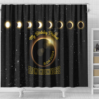 Total Solar Eclipse 2024 Shower Curtain My Birthday Present From The Universe