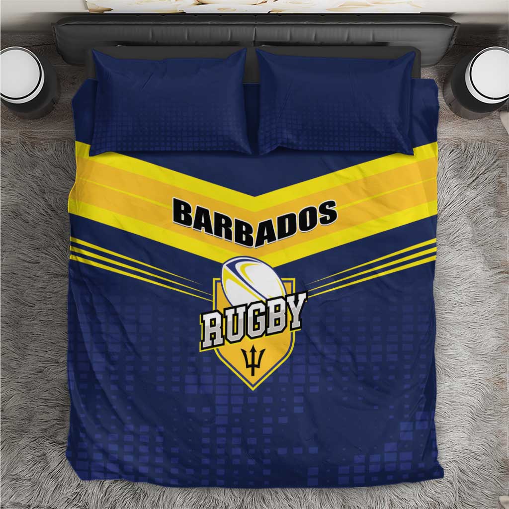 Barbados Rugby Bedding Set Team Barbados Trident Go Champions