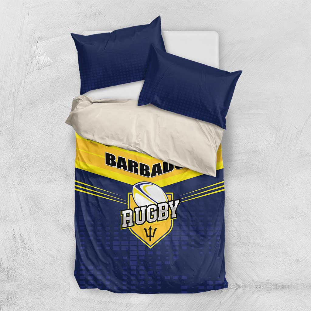 Barbados Rugby Bedding Set Team Barbados Trident Go Champions