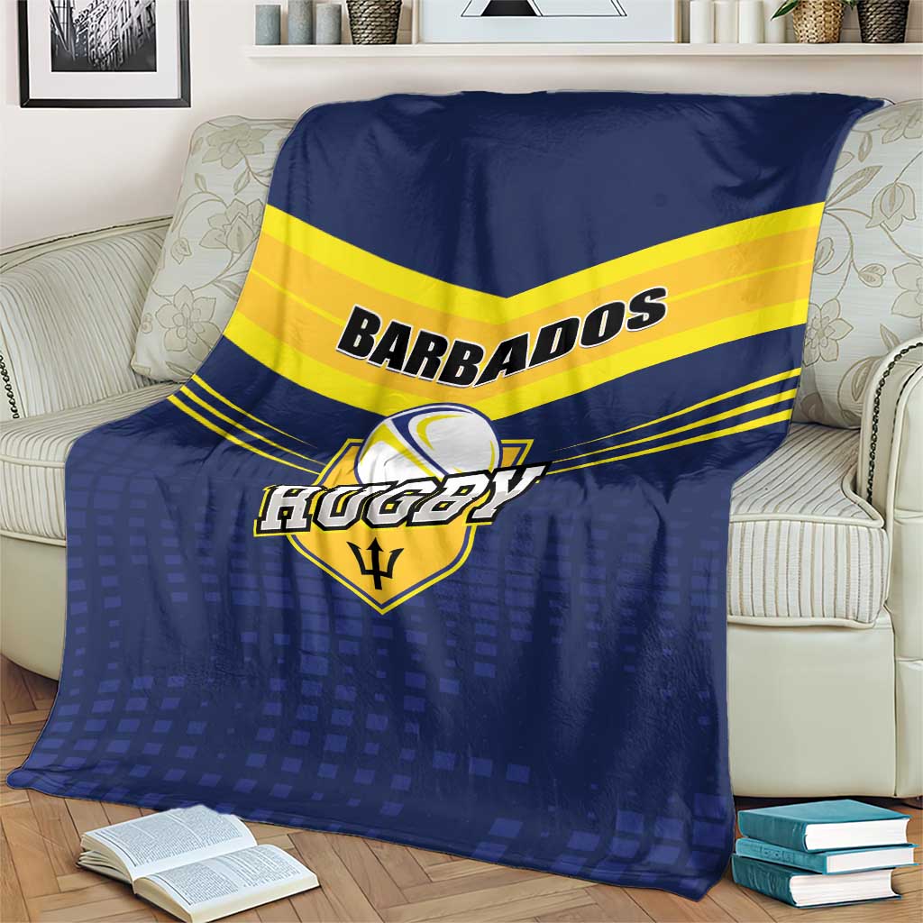 Barbados Rugby Blanket Team Barbados Trident Go Champions