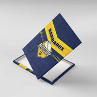 Barbados Rugby Canvas Wall Art Team Barbados Trident Go Champions