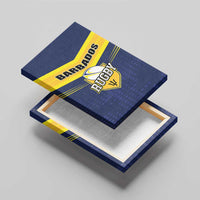 Barbados Rugby Canvas Wall Art Team Barbados Trident Go Champions