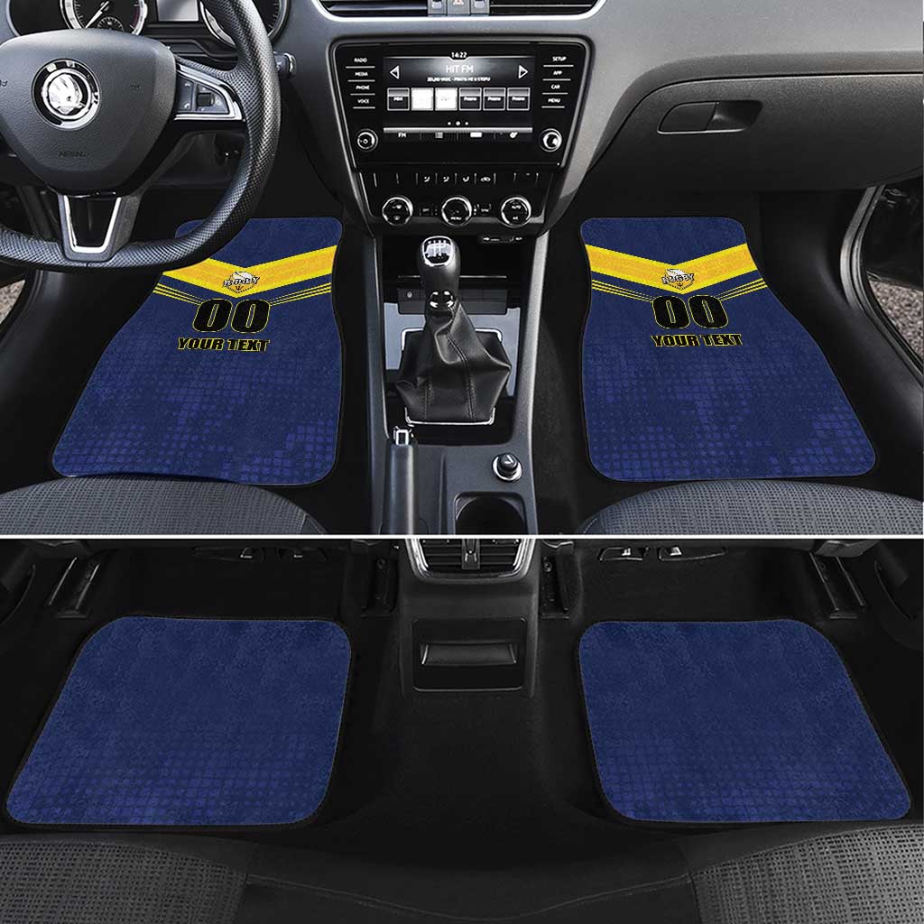 Barbados Rugby Car Mats Team Barbados Trident Go Champions