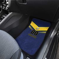 Barbados Rugby Car Mats Team Barbados Trident Go Champions