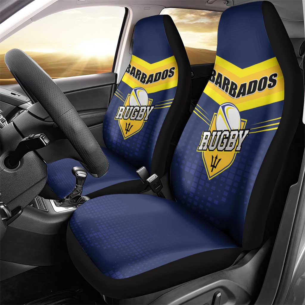 Barbados Rugby Car Seat Cover Team Barbados Trident Go Champions
