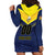 Custom Barbados Rugby Hoodie Dress Team Barbados Trident Go Champions