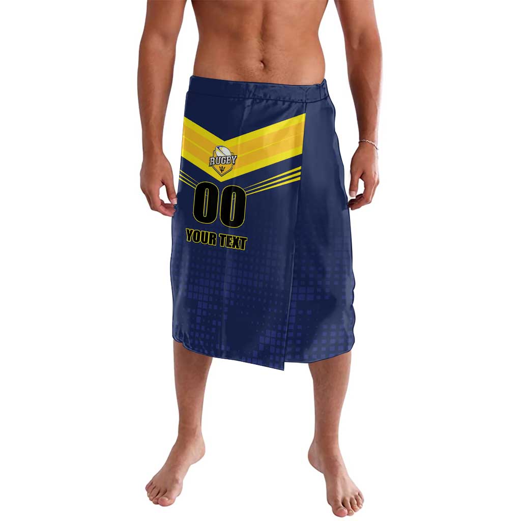 Custom Barbados Rugby Lavalava Team Barbados Trident Go Champions