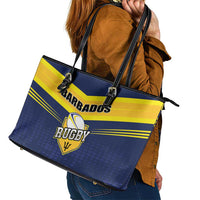 Barbados Rugby Leather Tote Bag Team Barbados Trident Go Champions