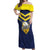 Custom Barbados Rugby Off Shoulder Maxi Dress Team Barbados Trident Go Champions