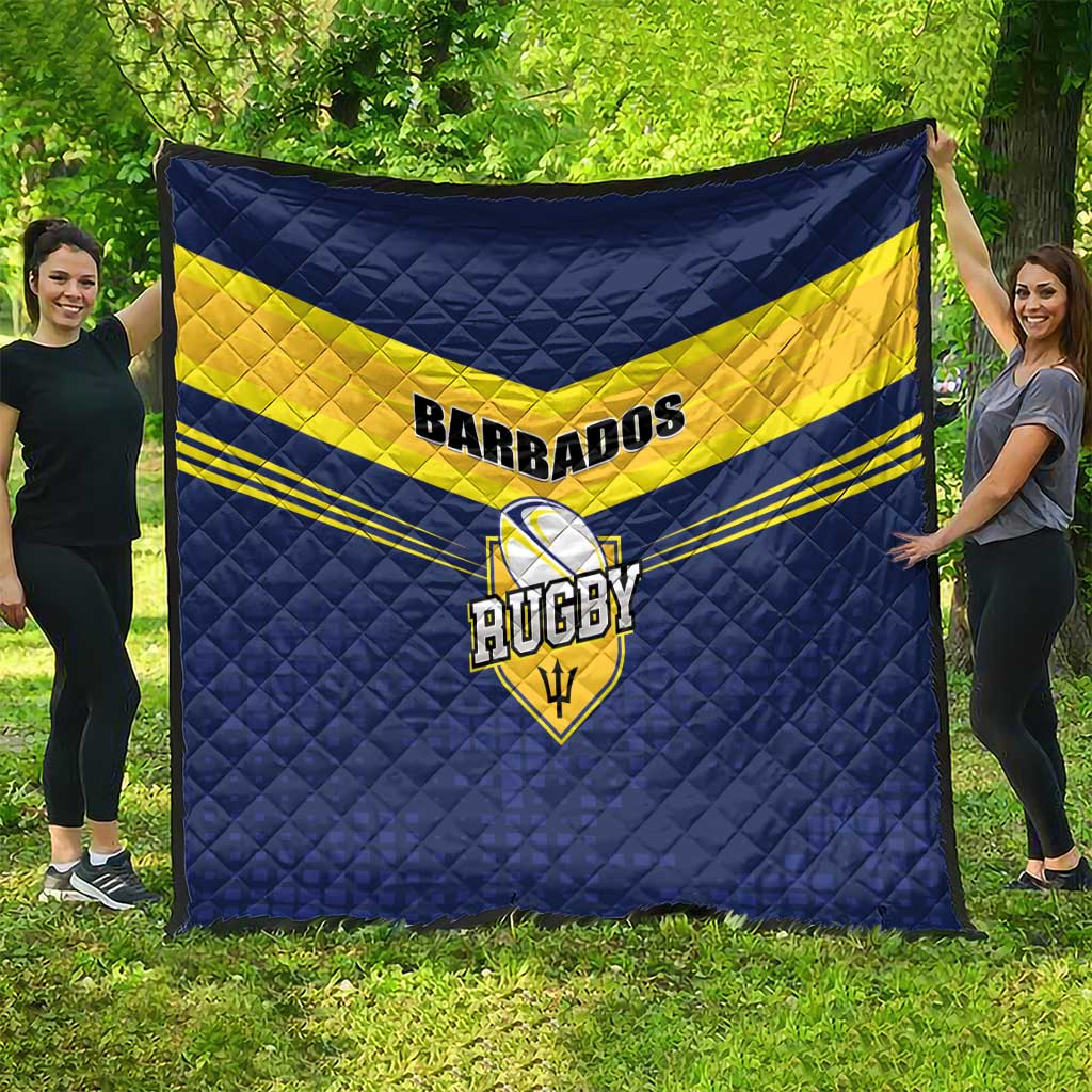 Barbados Rugby Quilt Team Barbados Trident Go Champions