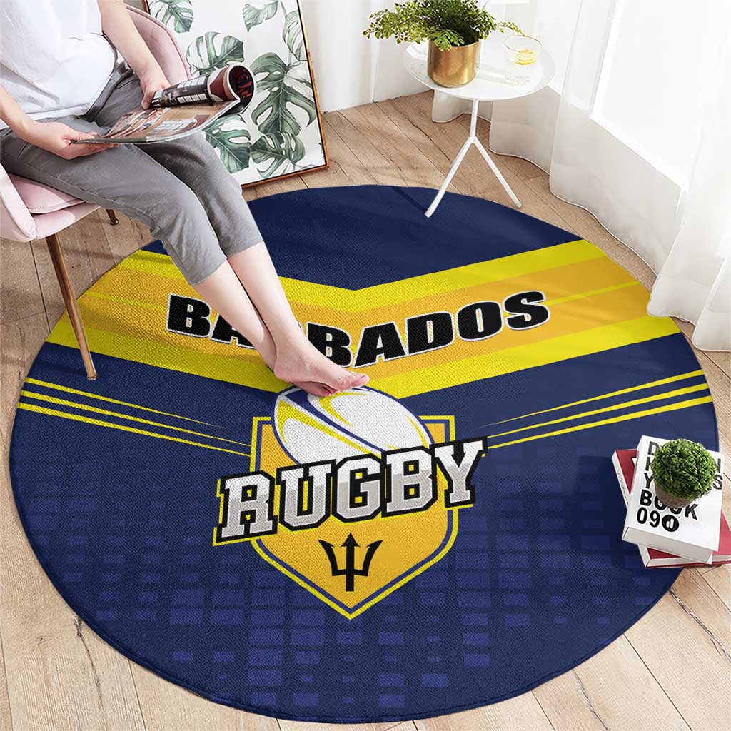 Barbados Rugby Round Carpet Team Barbados Trident Go Champions