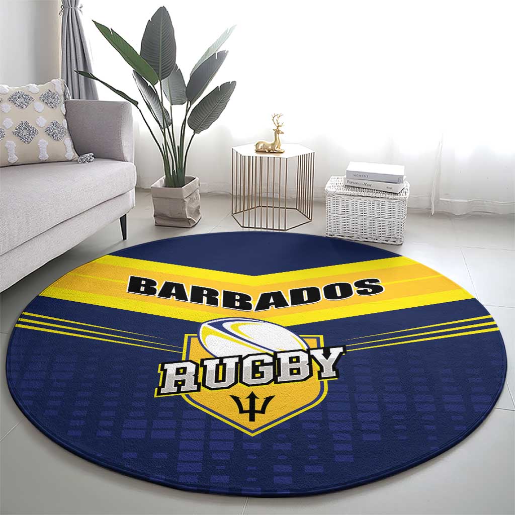 Barbados Rugby Round Carpet Team Barbados Trident Go Champions