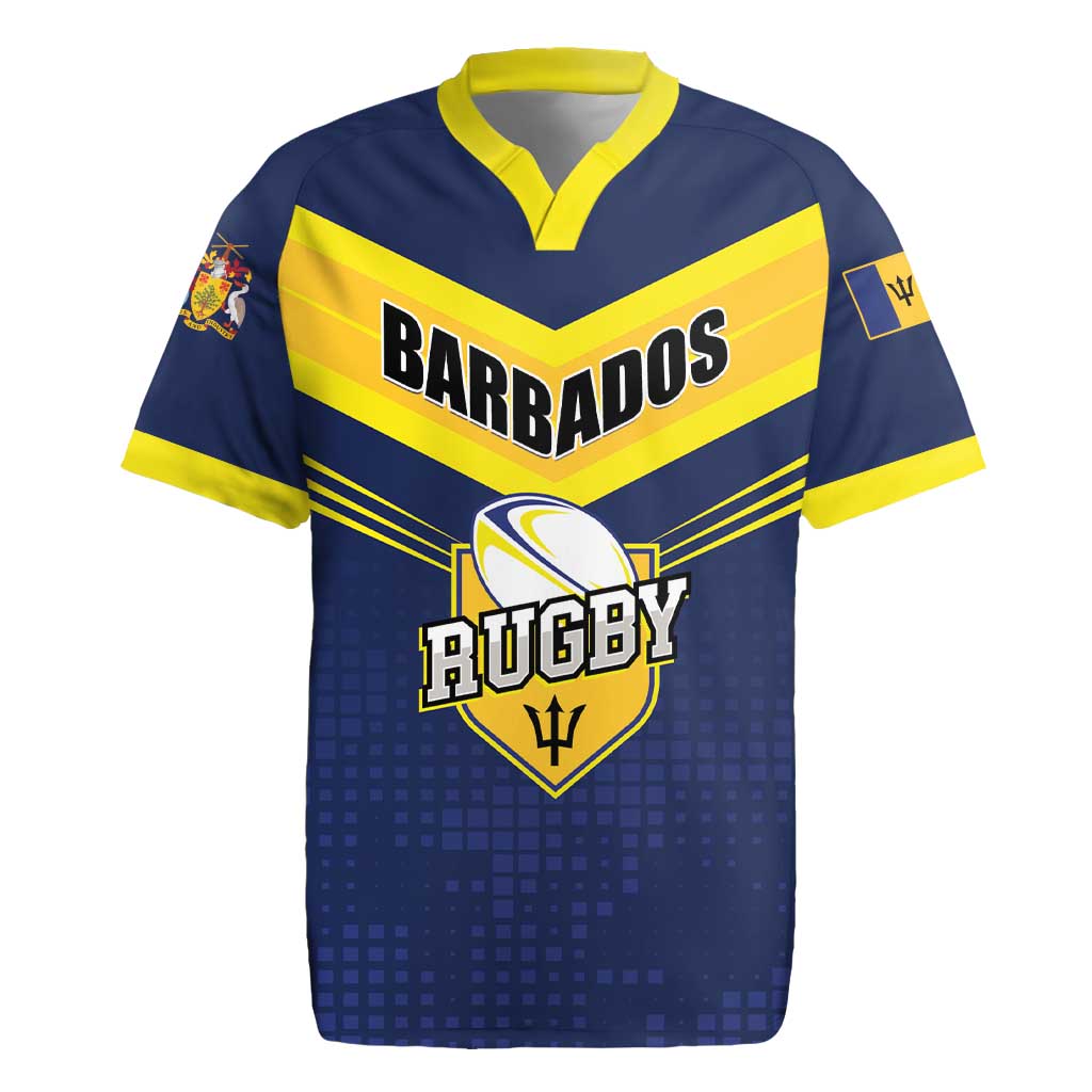 Custom Barbados Rugby Rugby Jersey Team Barbados Trident Go Champions