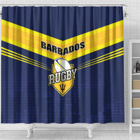 Barbados Rugby Shower Curtain Team Barbados Trident Go Champions
