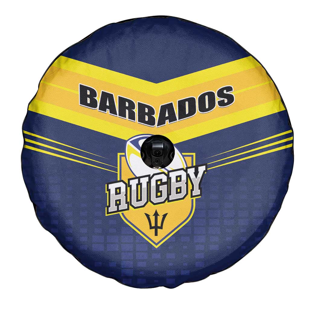 Barbados Rugby Spare Tire Cover Team Barbados Trident Go Champions