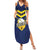 Custom Barbados Rugby Summer Maxi Dress Team Barbados Trident Go Champions