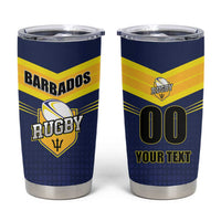 Custom Barbados Rugby Tumbler Cup Team Barbados Trident Go Champions