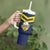 Custom Barbados Rugby Tumbler With Handle Team Barbados Trident Go Champions
